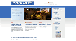 Desktop Screenshot of jornalespacoaberto.com